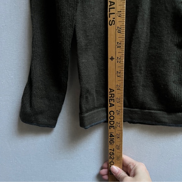 Smartwool Men's Dark Green Long Sleeve Shirt Knit Sweater Sz S - Picture 9 of 9